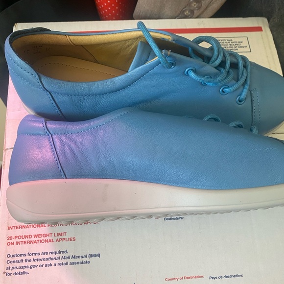 Hotter “Dew” shoes in blue, 7 us EEE - Picture 2 of 4